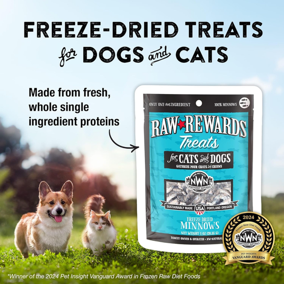 Northwest Naturals Freeze-Dried Minnows Treats for Dogs & Cats (1 oz) - Dog & Cat Treats 2