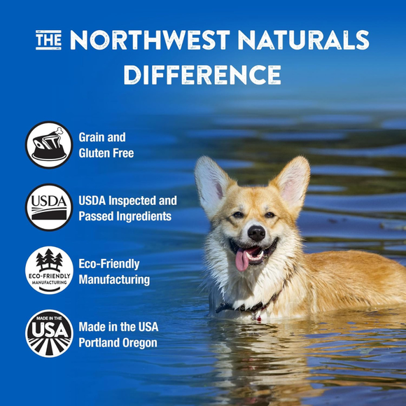 Northwest Naturals Freeze-Dried Nuggets Beef & Trout Recipe Raw Diets for Dogs - Dog Food 5