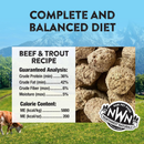 Northwest Naturals Freeze-Dried Nuggets Beef & Trout Recipe Raw Diets for Dogs - Dog Food 2