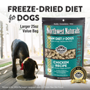 Northwest Naturals Freeze-Dried Nuggets Chicken Recipe Raw Diets for Dogs - 9