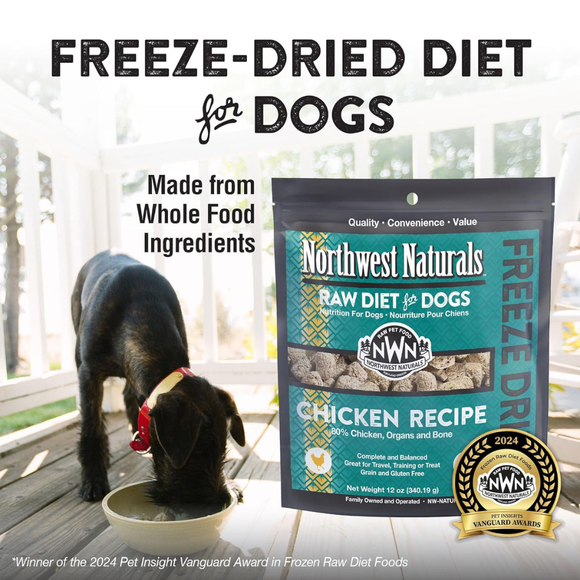 Northwest Naturals Freeze-Dried Nuggets Chicken Recipe Raw Diets for Dogs - 2