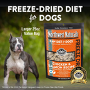 Northwest Naturals Freeze-Dried Nuggets Chicken & Salmon Recipe Raw Diets for Dogs - Dog Food 10