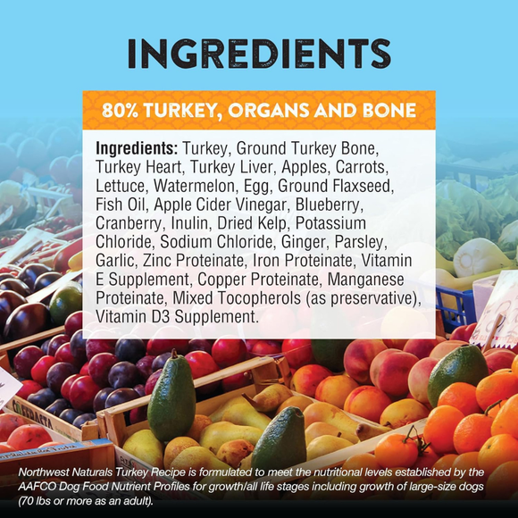 Northwest Naturals Freeze-Dried Nuggets Turkey Recipe Raw Diets for Dogs - Dog Food 4