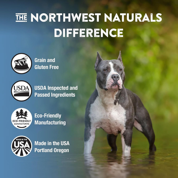 Northwest Naturals Freeze-Dried Nuggets Whitefish & Salmon Recipe Raw Diets for Dogs - Dog Food 6