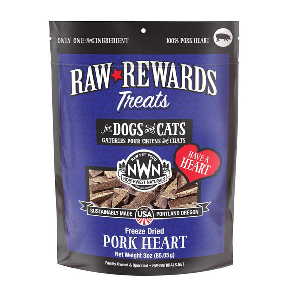 Northwest Naturals Freeze-Dried Pork Hearts Treats for Dogs & Cats - 10oz - Dog & Cat Treats 7