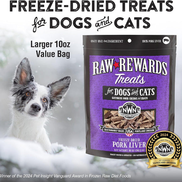 Northwest Naturals Freeze-Dried Pork Liver Treats for Dogs & Cats - Dog & Cat Treats 10