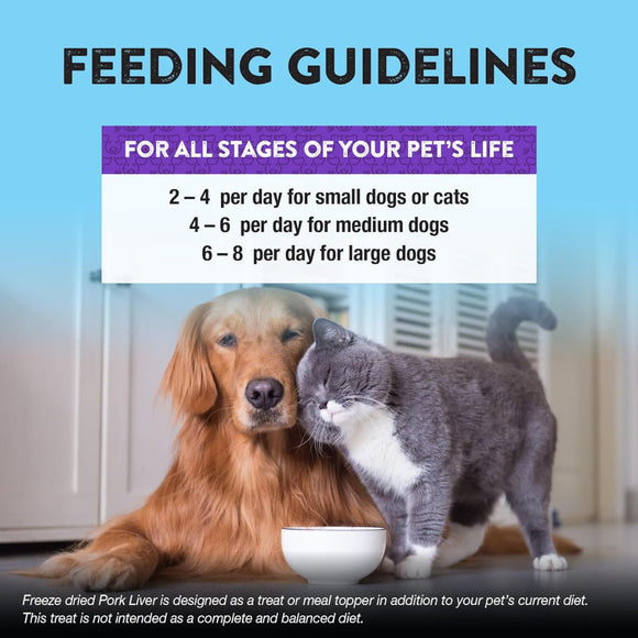 Northwest Naturals Freeze-Dried Pork Liver Treats for Dogs & Cats - Dog & Cat Treats 9