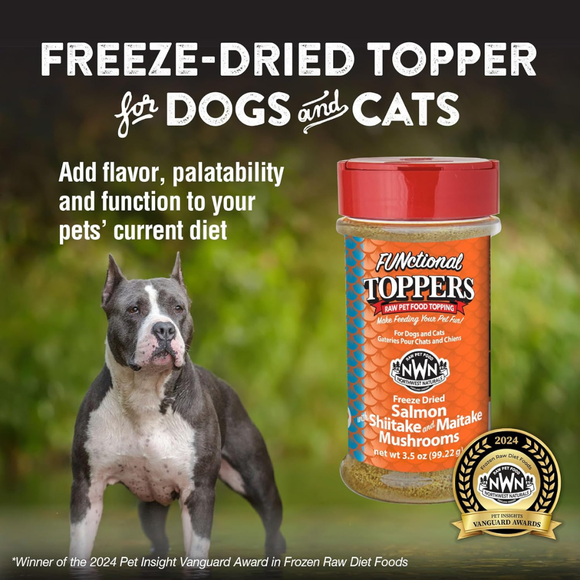 Northwest Naturals Freeze-Dried Salmon & Maitake Mushroom Functional Topper for Dogs & Cats (3.5 oz) - Food Toppers 3