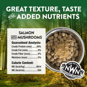 Northwest Naturals Freeze-Dried Salmon & Maitake Mushroom Functional Topper for Dogs & Cats (3.5 oz) - Food Toppers 2