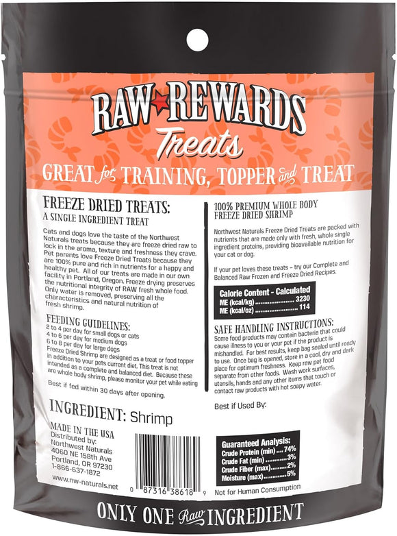 Northwest Naturals Freeze-Dried Shrimp Treats for Dogs & Cats (1 oz) - Dogs & Cats Treats 7
