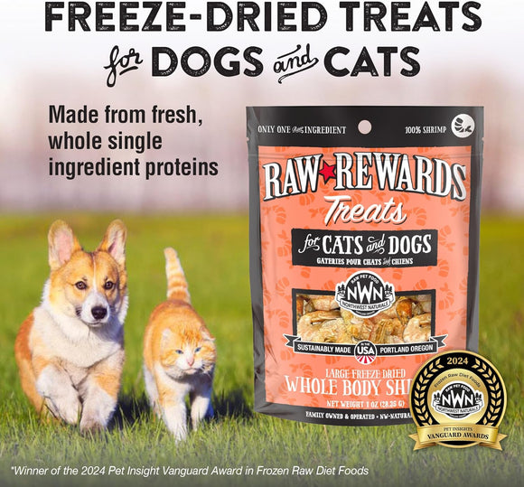 Northwest Naturals Freeze-Dried Shrimp Treats for Dogs & Cats (1 oz) - Dogs & Cats Treats 2