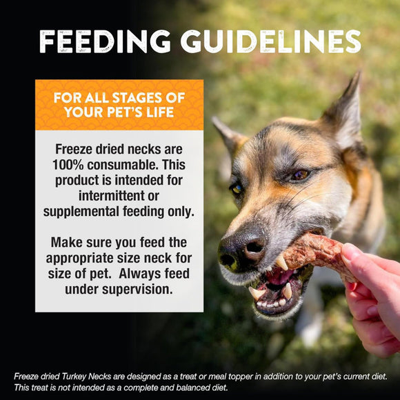 Northwest Naturals Freeze-Dried Turkey Necks Treats for Dogs & Cats (6 oz) - Dog & Cat Treats 4