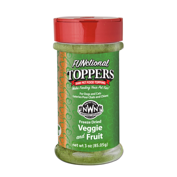 Northwest Naturals Freeze-Dried Veggie & Fruit Functional Topper for Dogs & Cats (3 oz) - Food Topper 1