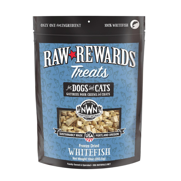 Northwest Naturals Freeze-Dried Whitefish Treats for Dogs & Cats (2.5 oz) - 10oz - dog treat 8