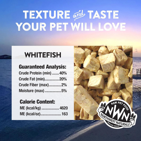 Northwest Naturals Freeze-Dried Whitefish Treats for Dogs & Cats (2.5 oz) - dog treat 13