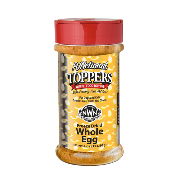 Northwest Naturals Freeze-Dried Whole Egg Functional Topper for Dogs & Cats (4 oz) - Food Topper 1