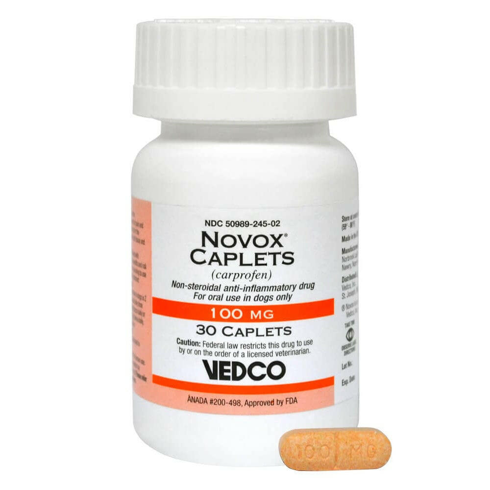 Buy Novox (Carprofen) Caplets for Dogs Osteoarthritis & Pain