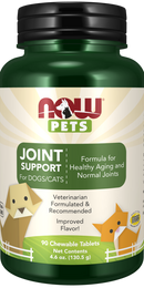 NOW Pets Joint Support Dog & Cat Supplement 90 count - Dog & Cat Supplements & Vitamins 1