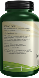 NOW Pets L-Lysine for Cats 8 oz. Powder - Cat Supplements & Vitamins 3