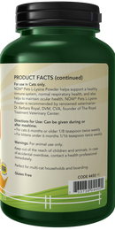 NOW Pets L-Lysine for Cats 8 oz. Powder - Cat Supplements & Vitamins 2