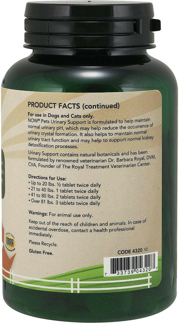 NOW Pets Urinary Support for Dog & Cat 90 ct - Dog Kidney & Bladder Supplements 3