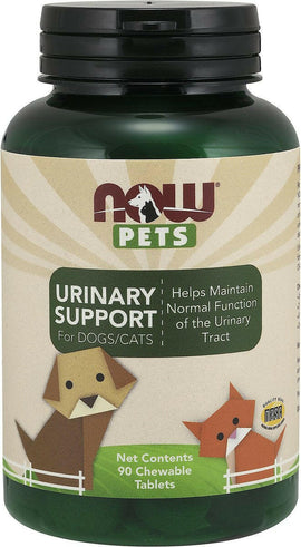NOW Pets Urinary Support for Dog & Cat 90 ct - Dog Kidney & Bladder Supplements 1