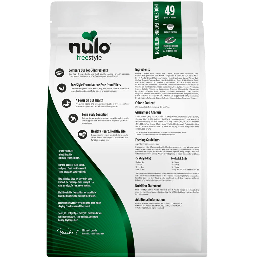 Nulo FreeStyle High‑Protein Grain‑Free Senior Cat Food
