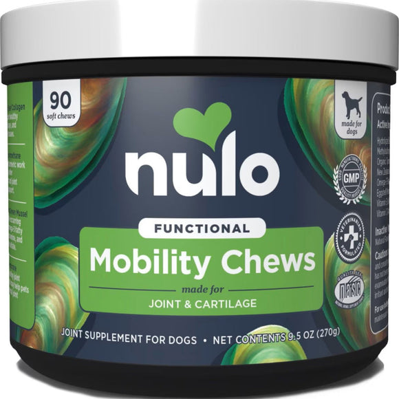 Nulo Functional Mobility Soft Chew Supplements for Dogs (90 chews)