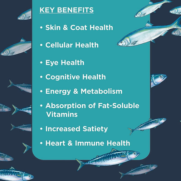 Nulo Omega 3-6-9 Fish Oil Blend Supplement For Dogs & Puppies (16 oz)