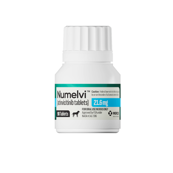 Numelvi (atinvicitinib tablets) for Dogs - 21.6-mg / 90 tablets - Pet Medicine 22