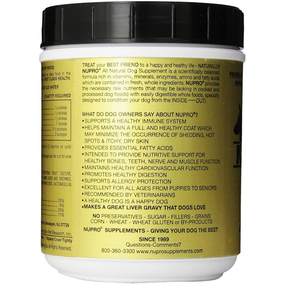Nupro Gold All Natural Dog Supplement