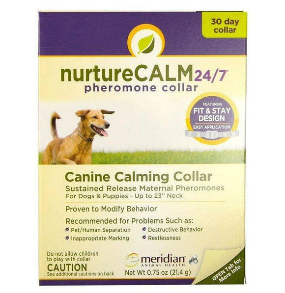 NurtureCALM 24/7 Pheromone Canine Calming Collar Up to 23’’ - Dog Calming & Anxiety Supplements 1