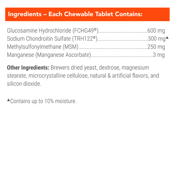 Nutramax Cosequin Maximum Strength Joint Health Supplement for Dogs - With Glucosamine Chondroitin and MSM - Dog