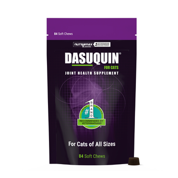 Nutramax Dasuquin Joint Health Supplement for Cats - With Glucosamine, Chondroitin, ASU, Boswellia Serrata Extract, Green Tea Extract, Omega-3’s, 84 Soft Chews