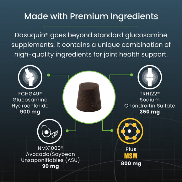 Nutramax Dasuquin Joint Health Supplement for Large Dogs - With Glucosamine Chondroitin ASU MSM Boswellia Serrata