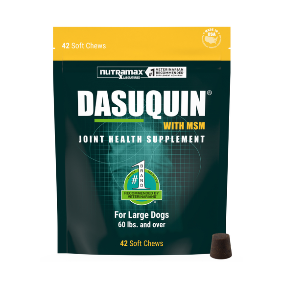 Nutramax Dasuquin Joint Health Supplement for Large Dogs - With Glucosamine Chondroitin ASU MSM Boswellia Serrata