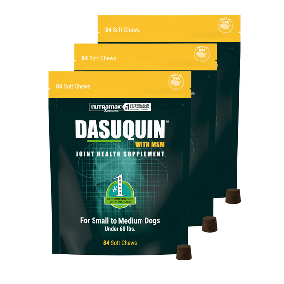 Nutramax Dasuquin Joint Health Supplement for Small to Medium Dogs - With Glucosamine Chondroitin ASU MSM Boswellia