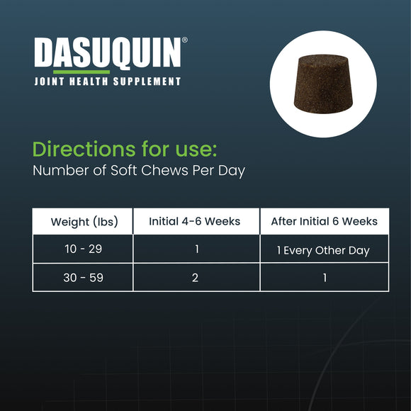 Nutramax Dasuquin Joint Health Supplement for Small to Medium Dogs - With Glucosamine Chondroitin ASU MSM Boswellia