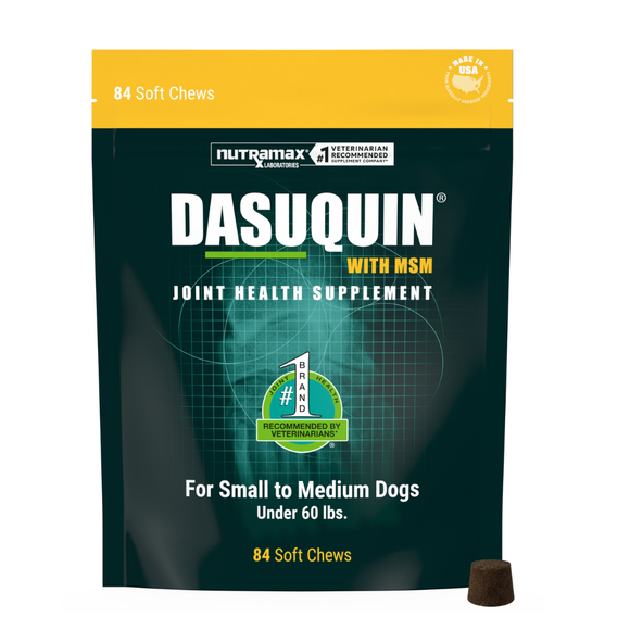 Nutramax Dasuquin Joint Health Supplement for Small to Medium Dogs - With Glucosamine Chondroitin ASU MSM Boswellia