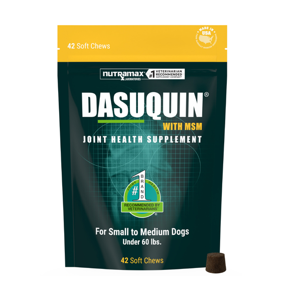 Nutramax Dasuquin Joint Health Supplement for Small to Medium Dogs - With Glucosamine Chondroitin ASU MSM Boswellia