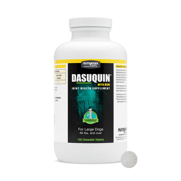 Nutramax Dasuquin with MSM Joint Health Supplement for Large Dogs - With Glucosamine MSM Chondroitin ASU Boswellia
