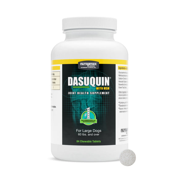 Nutramax Dasuquin with MSM Joint Health Supplement for Large Dogs - With Glucosamine MSM Chondroitin ASU Boswellia