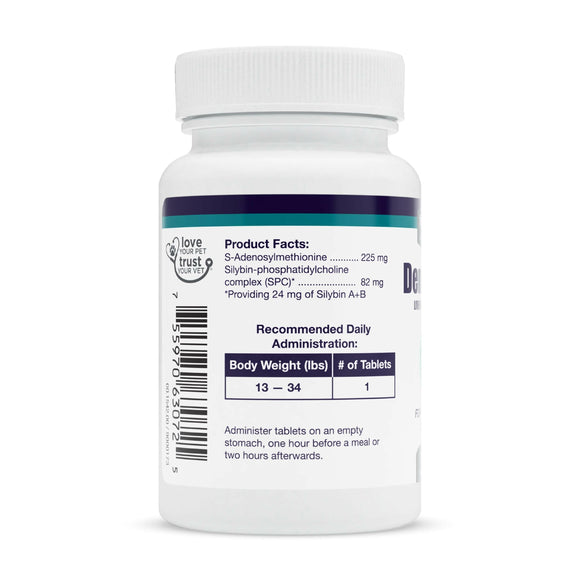Nutramax Denamarin Liver Health Supplement for Medium Dogs - With S-Adenosylmethionine (SAMe) and Silybin - Dog