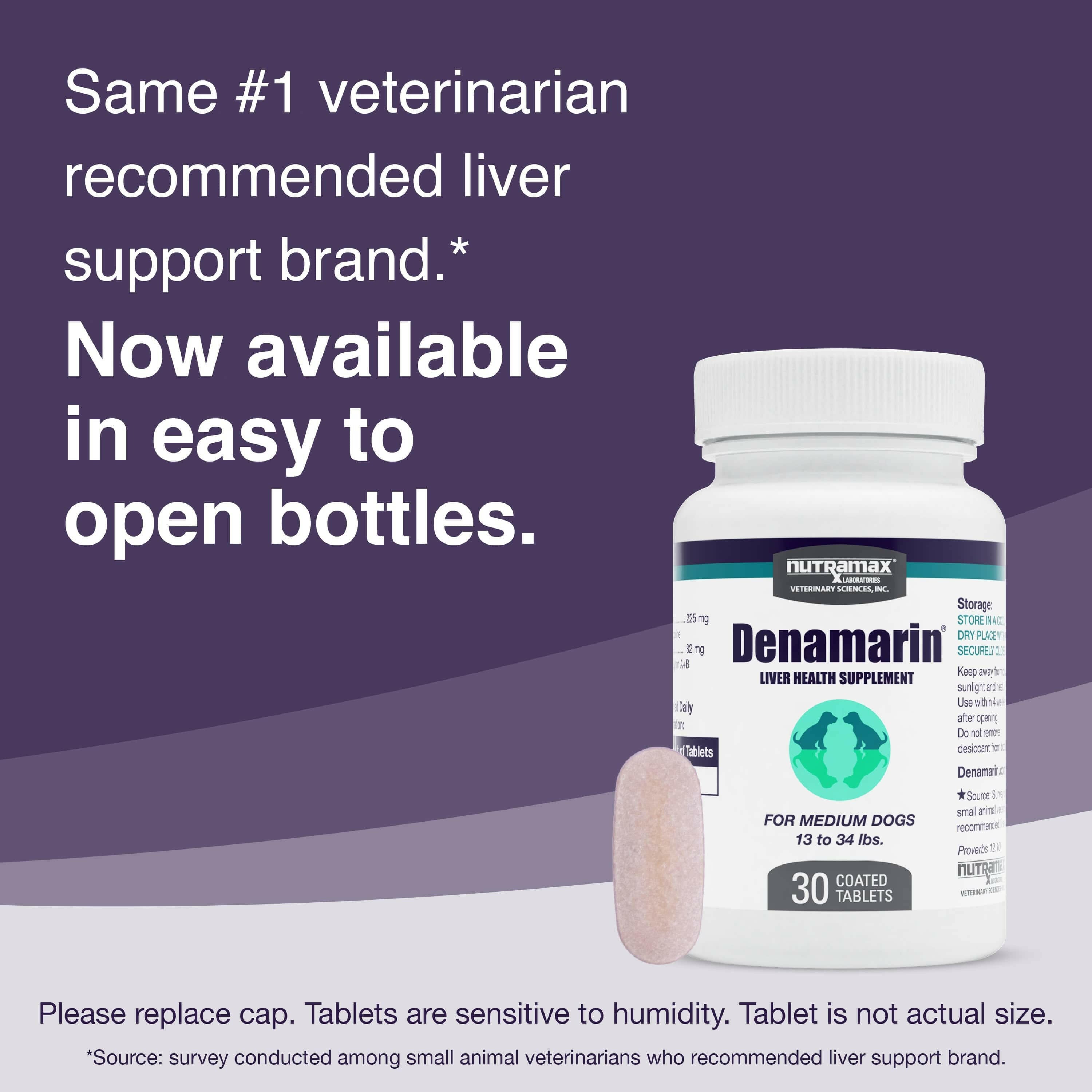 Denamarin Liver Health Supplement Tablets for Medium Dogs