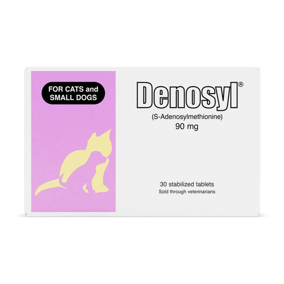Nutramax Denosyl Liver and Brain Health Supplement for Small Dogs and Cats With S-Adenosylmethionine (SAMe) - 1 pack