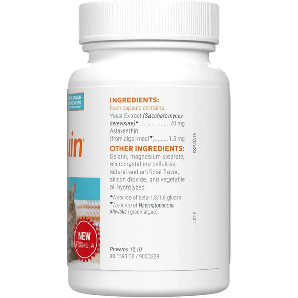 Nutramax Imuquin Immune Health Supplement for Cats 30 Sprinkle Capsules - Cat Immune & Allergy Supplements 3
