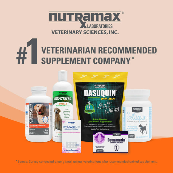 Nutramax Imuquin Immune Health Supplement Powder for Dogs 30 Packets - Dog Vitamins & Supplements 10