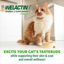 Nutramax Welactin Tidbits Dental Skin & Coat Health with Omega 3 Fish Oil Supplement for Cats 4.23-oz - Pet Vitamins &