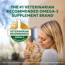Nutramax Welactin Tidbits Dental Skin & Coat Health with Omega 3 Fish Oil Supplement for Cats 4.23-oz - Pet Vitamins &