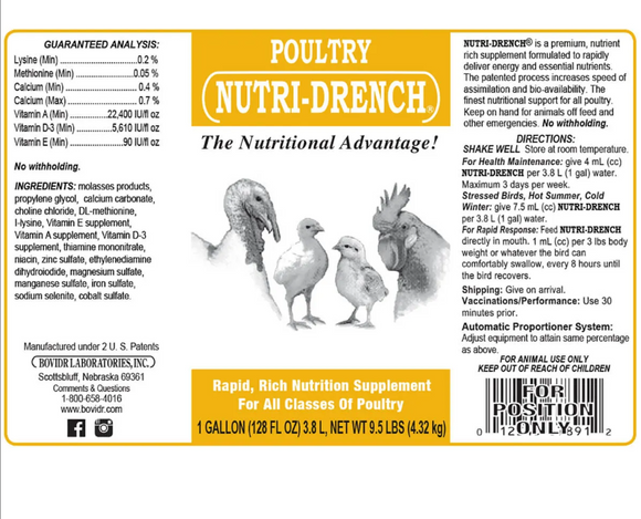 Nutri-Drench Poultry (4 oz) - Supplement 2